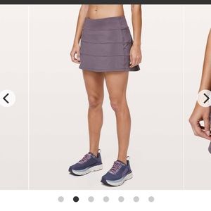 lululemon pace rival skirt RARE color